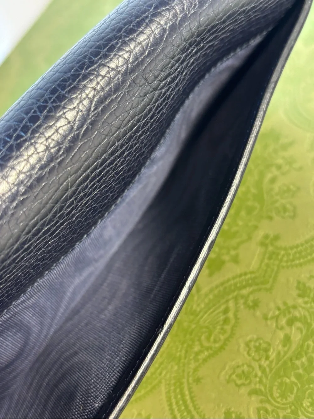 Gucci Navy Bifold Wallet